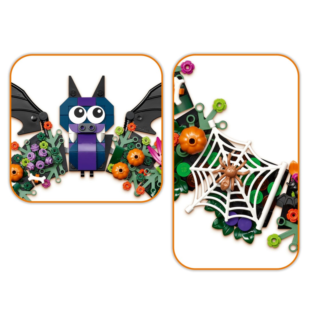 LEGO Coronița de Halloween 40825 liliac si dovleci