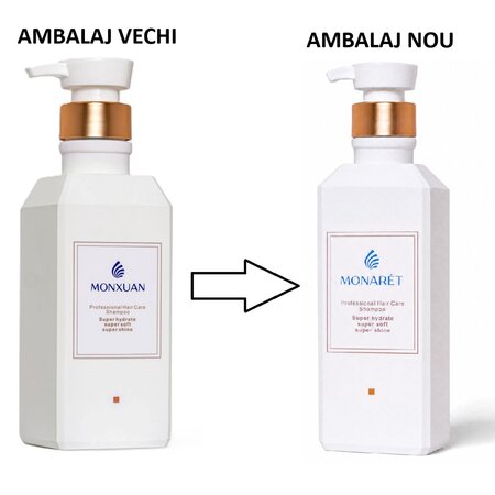 Sampon pentru par deteriorat si fara volum, 380 ml, Monaret 813114