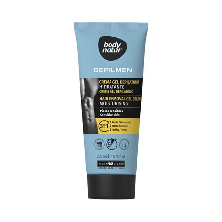 Gel depilator pentru barbati Depilmen, 200 ml, Body Natur