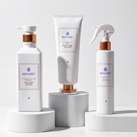 Set  pentru ingrijirea parului Sampon 380 ml + Masca 260 ml + Balsam 200 ml, Monaret 813155