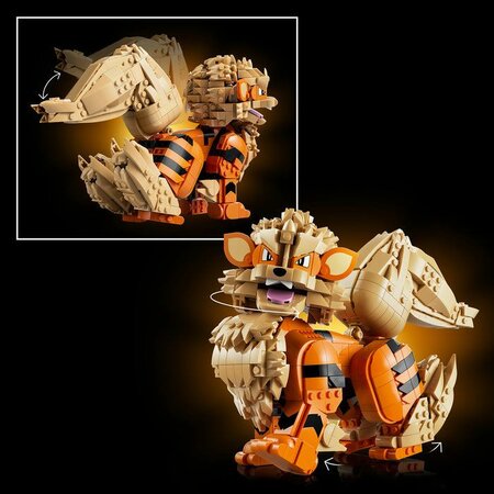 Pokemon Arcanine, 72160, +18 ani, 1190 piese, Lego 813184