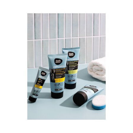 Gel depilator barbati pentru piele normala Depilmen, 200 ml, Body Natur 813226