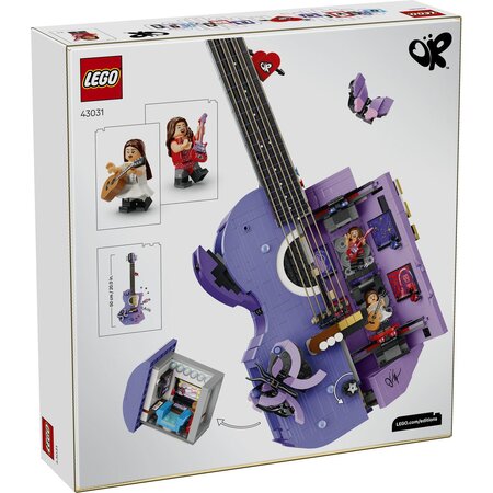 Chitara bicolora a Oliviei Rodrigo Editions, 43031, +14 ani, 1228 piese, Lego 813342