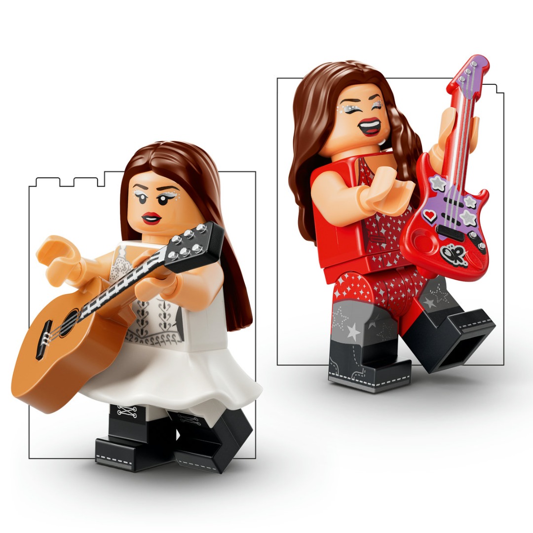 LEGO Editions Chitara bicolora a Oliviei Rodrigo 43031 scena secreta
