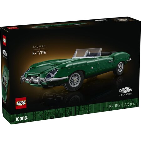Jaguar E-Type Icons, 11381, + 18 ani, 1673 piese, Lego 813525