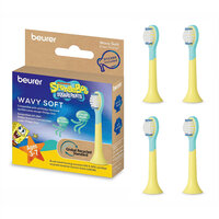 Rezerve pentru periuta electrica sonica peri extra-moi Wavy Soft, 3-7 ani, 4 bucati, Beurer