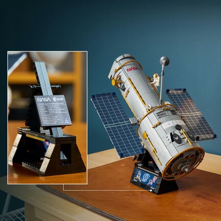 Telescopul spatial Hubble Icons, +18 ani, 1252 piese, Lego 813628