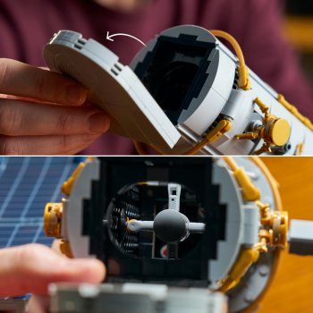 LEGO Hubble – compartiment de instrumente