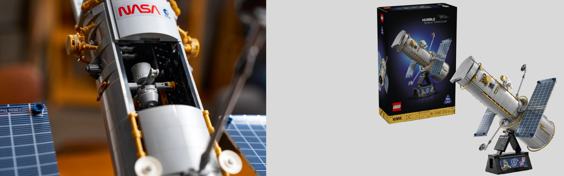 LEGO ICONS Telescopul spațial Hubble 11382