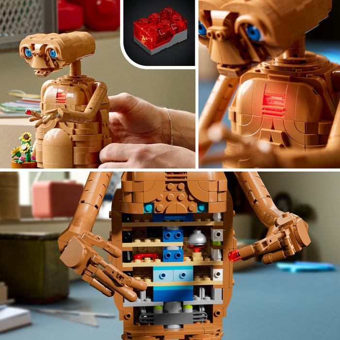 LEGO E.T. Extraterestrul – inimă luminoasă