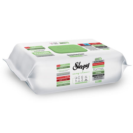 Servetele umede multisuprafete Easy Clean, Ananas, 100 bucati, Sleepy