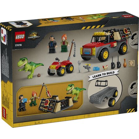 Camioneta de transport pentru un tanar T.rex, 77978, 4 ani+, 115, Lego 813778