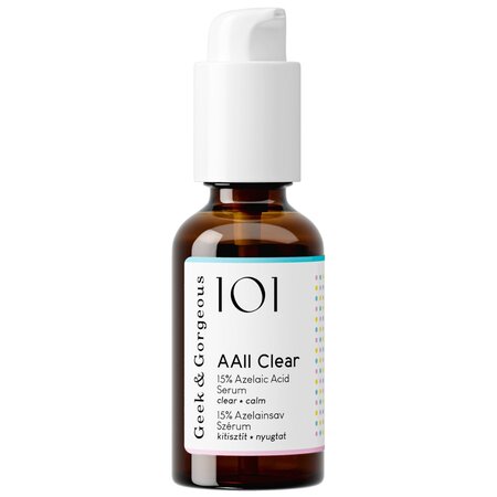AAll Clear serum cu 15% acid azelaic, 30 ml, Geek & Gorgeous