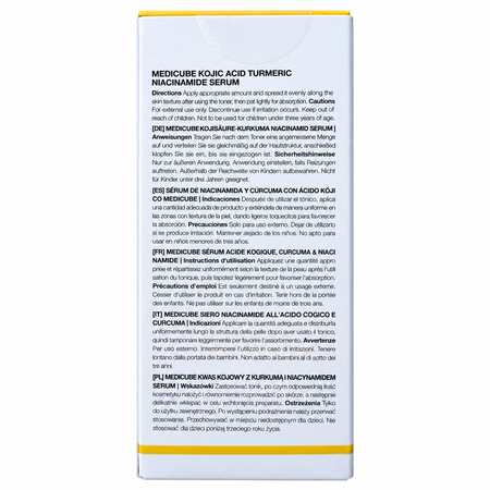 Ser iluminator cu Acid Kojic si Turmeric, 30 ml, Medicube 813945