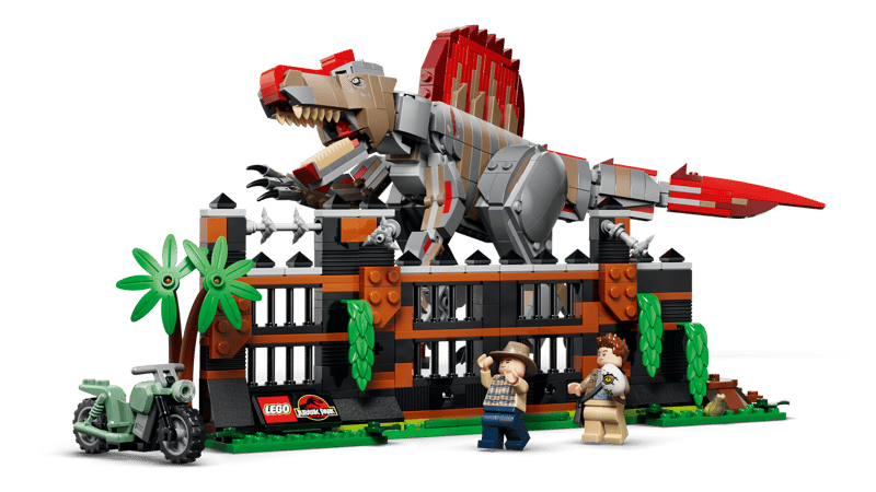 LEGO Jurassic World Spinosaurus pentru joacă și expunere