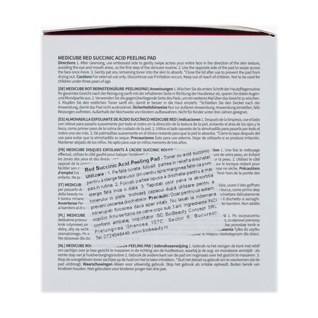 Dischete exfoliante cu Pantenol, Niacinamide si Acid Succinic, 70 bucati, Medicube 813984