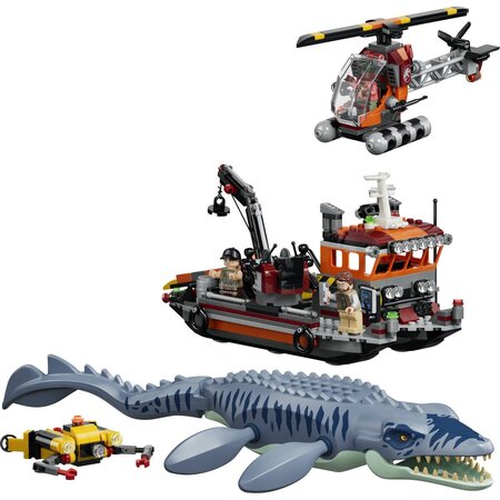 Un Mosasaurus ataca o barca, + 7 ani, 703 piese, Lego 813986