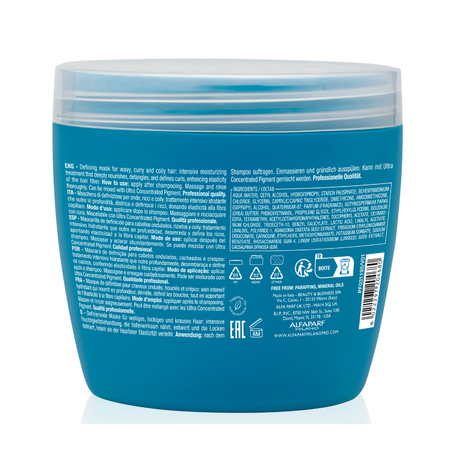Masca pentru par cret sau ondulat Semi di Lino Curls, 500 ml, Alfaparf 814099