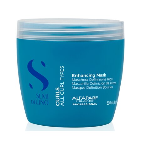 Masca pentru par cret sau ondulat Semi di Lino Curls, 500 ml, Alfaparf