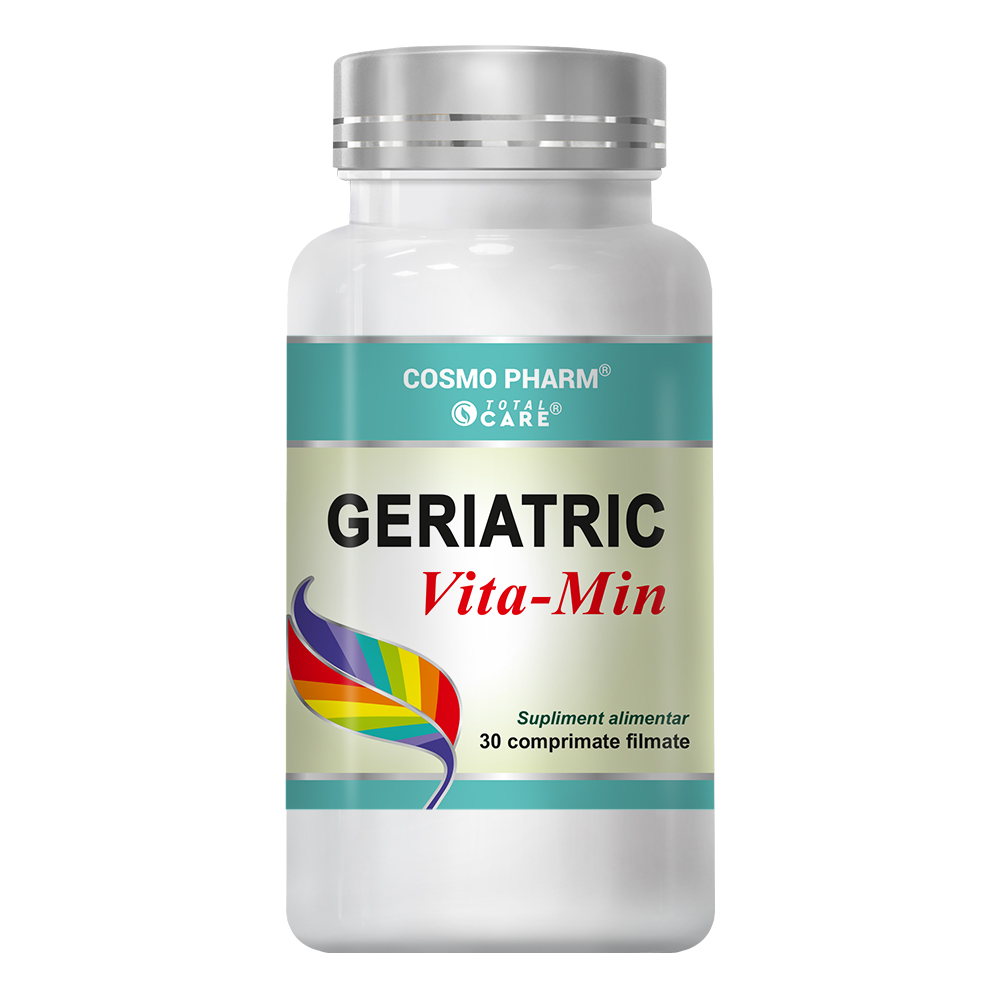 Geriatic Vita-Min, 30 tablete, Cosmopharm