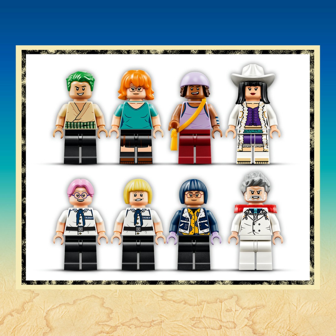 Minifigurine LEGO ONE PIECE Corabia de luptă a lui Garp