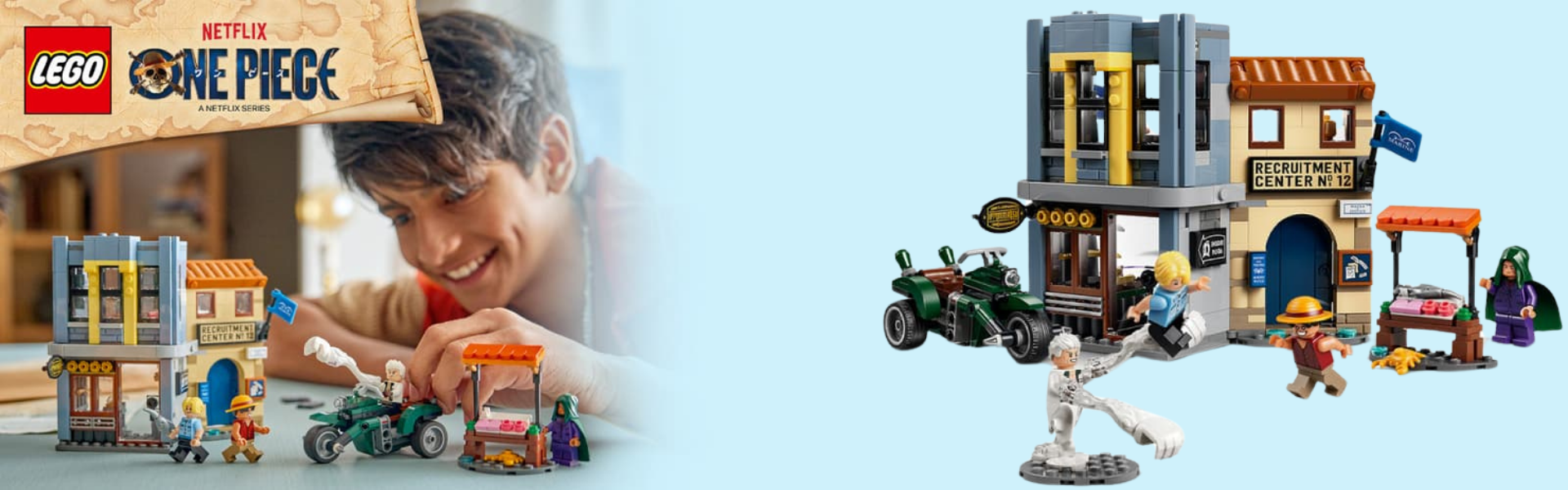 LEGO ONE PIECE Dorry vs Brogy Giganții din Micuța Grădină 75644