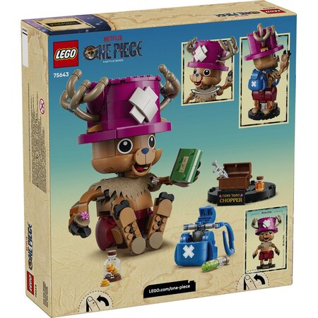 Tony Tony Chopper, 75643, + 9 ani, 577 piese, Lego 814239