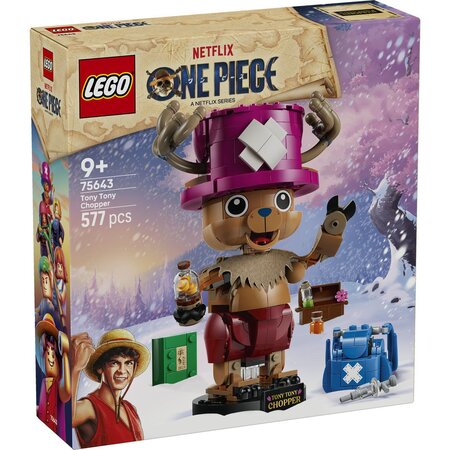 Tony Tony Chopper, 75643, + 9 ani, 577 piese, Lego 814241