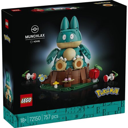 Munchlax Pokemon, + 18 ani, 757 piese, Lego 814265