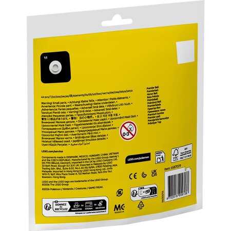 Premier Ball Pokemon, 7 ani+, 46 piese, Lego 814289
