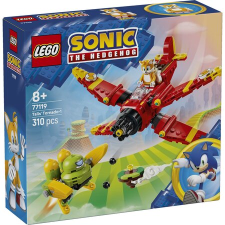 Avionul Tornado 1 al lui Tails, 77119, + 8 ani, 310 piese, Lego 814311