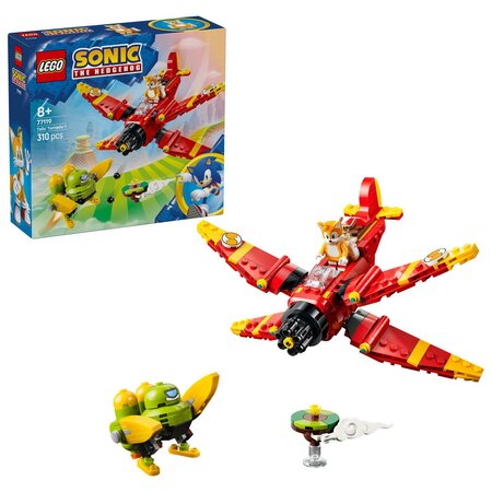 Avionul Tornado 1 al lui Tails, 77119, + 8 ani, 310 piese, Lego