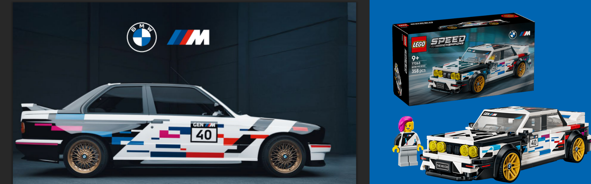 LEGO Speed Champions BMW M3 E30 77263