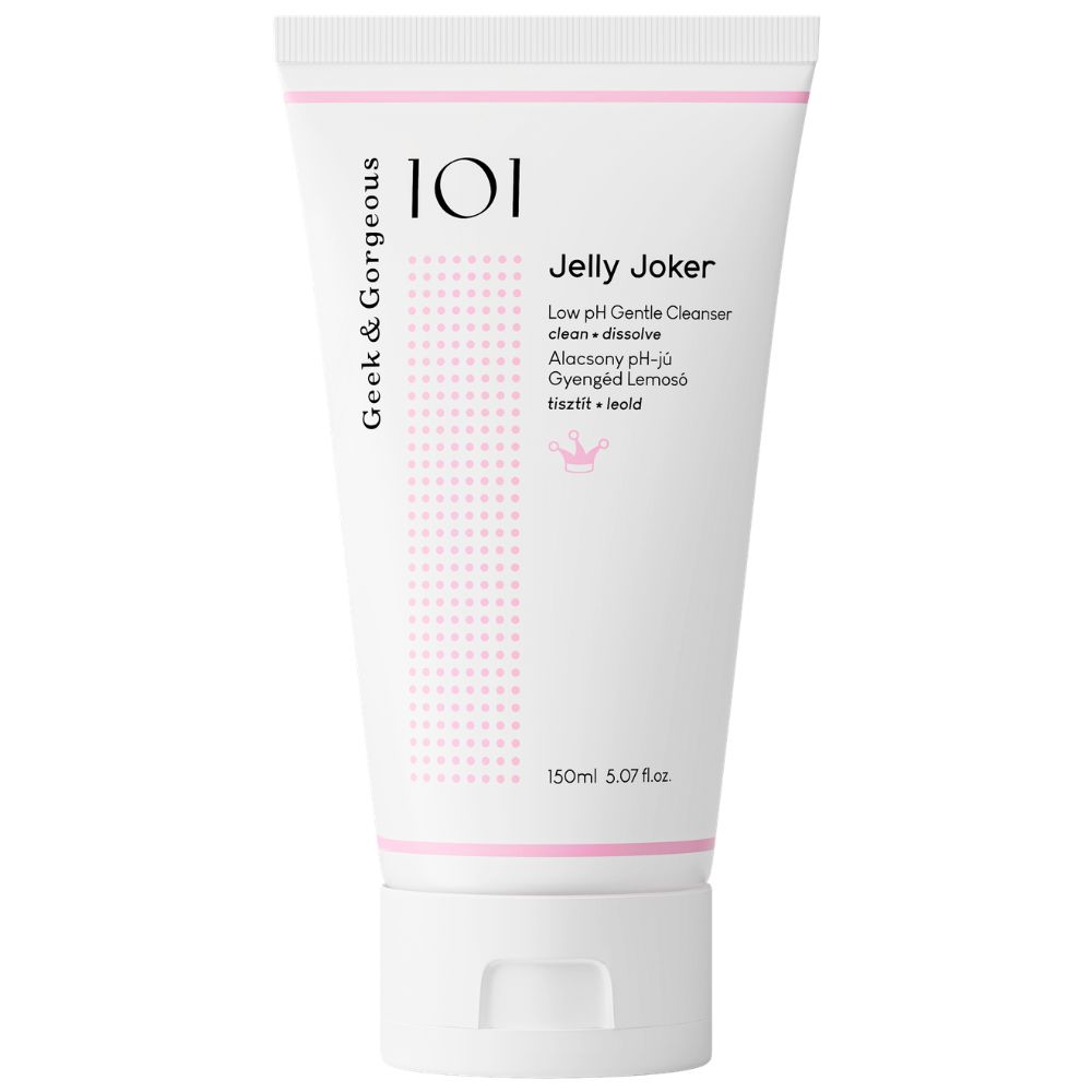 Cleanser delicat pe baza de apa pentru curatare faciala Jelly Joker, 150 ml, Geek & Gorgeous