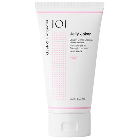 Cleanser delicat pe baza de apa pentru curatare faciala Jelly Joker, 150 ml, Geek & Gorgeous