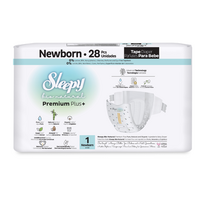 Scutece Natural Premium, marimea 1 Newborn, 2-5 kg, Sleepy