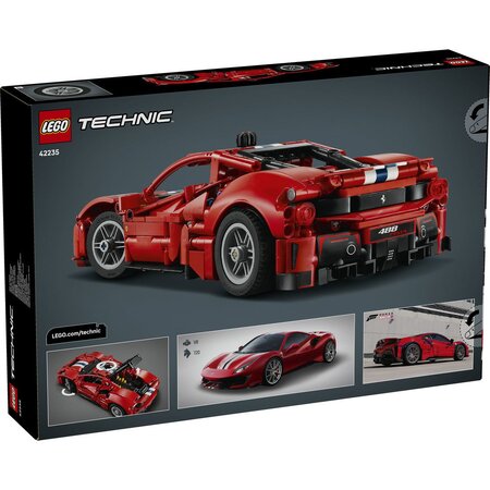 Masina Ferrari 488 PISTA, 42235, +9 ani, 882 piese, Lego 815276