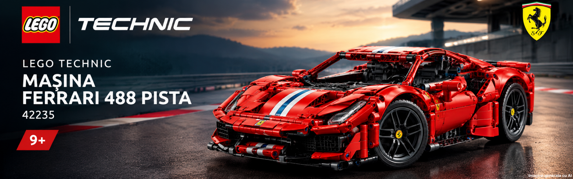 LEGO Technic Mașină Ferrari 488 Pista 42235