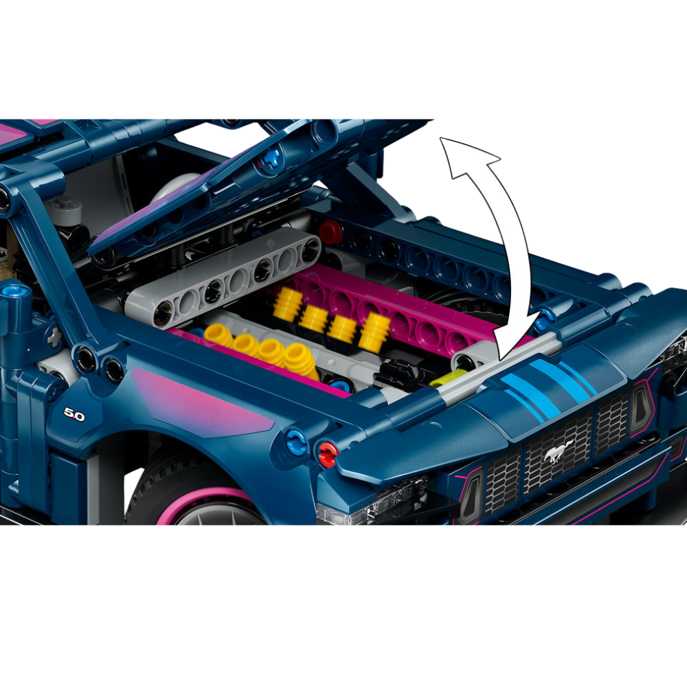 LEGO Technic Ford Mustang GT motor 8 pistoane 42236