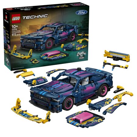 Masina personalizata Ford Mustang GT, 42236, + 10 ani, 973 piese, Lego