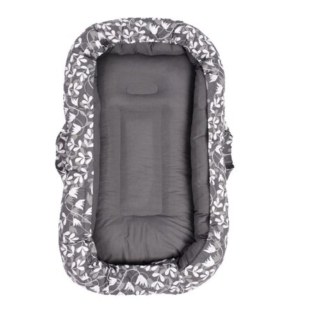 Co-sleeper Nest antiregurgitare, Ivy Pattern, 0-6 luni, Sevibebe