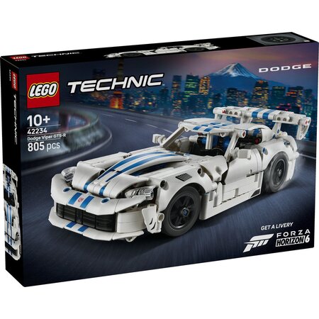 Masina sport Dodge Viper GTS-R, 42234, + 10 ani, 805 piese, Lego 815383