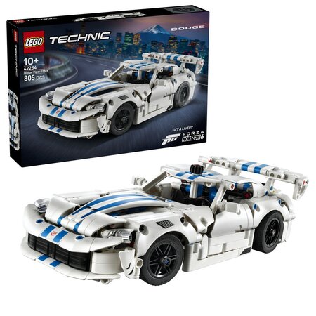 Masina sport Dodge Viper GTS-R, 42234, + 10 ani, 805 piese, Lego