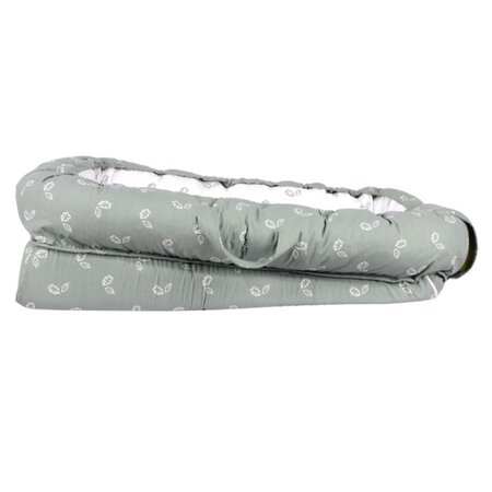 Co-sleeper Nest antiregurgitare, Tiny Leaves, 0-6 luni, Sevibebe 815396