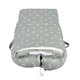 Co-sleeper Nest antiregurgitare, Tiny Leaves, 0-6 luni, Sevibebe 815394