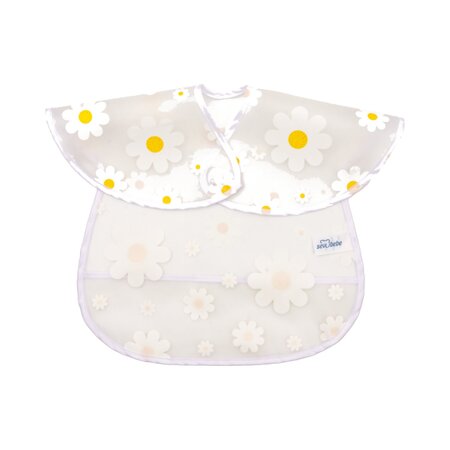 Baveta impermeabila cu protectii pentru umeri si buzunar de colectare, Daisy, 6 luni+, Sevibebe 815400