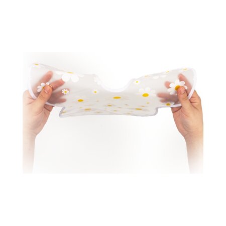 Baveta impermeabila cu protectii pentru umeri si buzunar de colectare, Daisy, 6 luni+, Sevibebe 815401