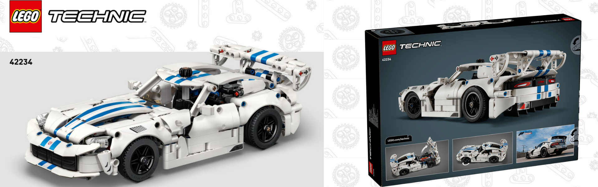 LEGO Technic Mașină sport Dodge Viper GTS-R 42234