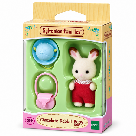 Figurina bebe Iepurasul ciocolata, 3 ani+, 1 bucata, Sylvanian Families