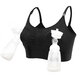 Sutien 2 in 1 pentru alaptare si sustinere pompa san, Marime XXL, Negru, Bufnitel 815577